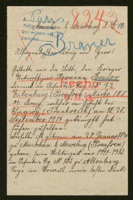 Expediente de Hermann Brauer