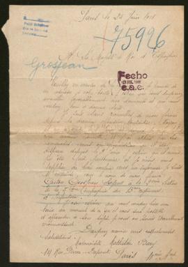 Expediente de Gaston Grosjean