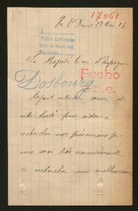 Expediente de Robert Emile Lucien Dosbourg