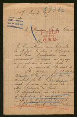 Expediente de Marcel Louis Léon Lafosse