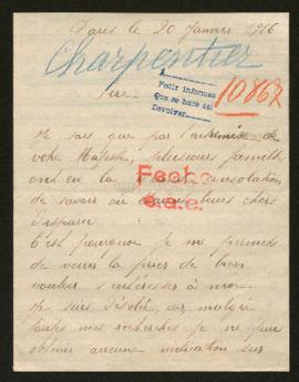 Expediente de Clement Charpentier