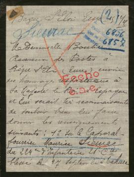Expediente de Maurice Sieurac y Eugène Marais