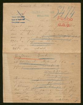 Expediente de Émile Grafteaux y Émile Grafteaux