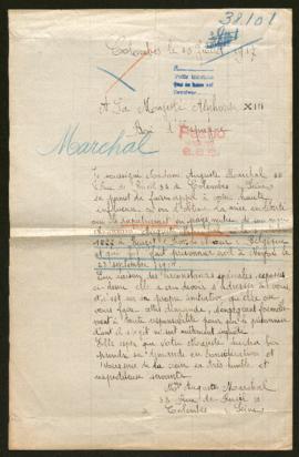 Expediente de Auguste Marchal