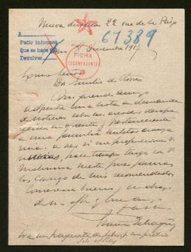 Expediente de Georges Louis Pierre Lefresne