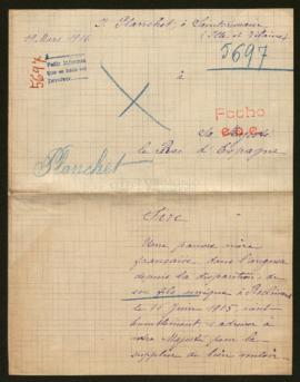 Expediente de Georges Armand François Joseph Planchet