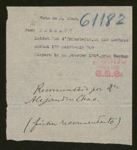 Expediente de Jean Fassati