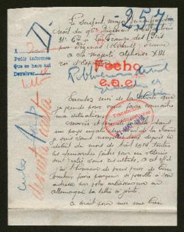 Expediente de la familia de Noël Duneufjardin