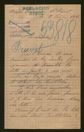 Expediente de la familia de Maurice Pruvot