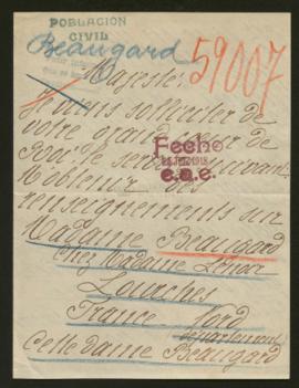 Expediente de Jeanne François Hanus