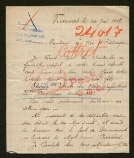 Expediente de Eugène Cottret