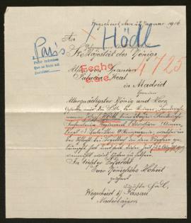 Expediente de Joseph Hödl