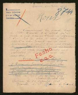 Expediente de Alphonse Marcel Roux