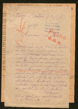 Expediente de Georges Bertin