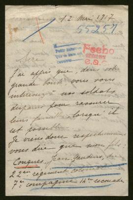 Expediente de Jean Gaudens Conques