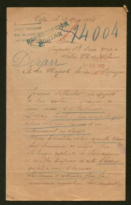 Expediente de Emile Derau