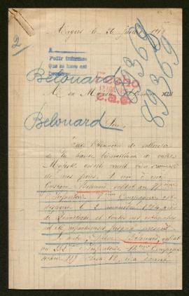 Expediente de los hermanos Gustave y Pierre Belouard