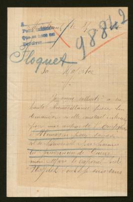 Expediente de André Victor Floquet