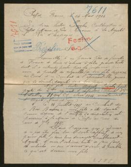 Expediente de Victor Auguste Prézelin