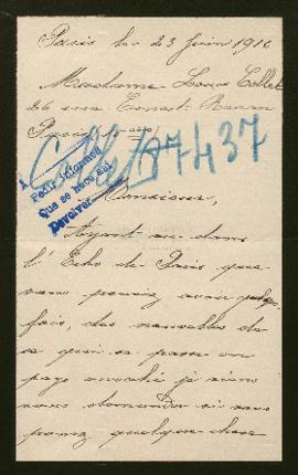 Expediente de Louis Marie Collet