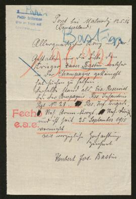 Expediente de Xaver Bastin