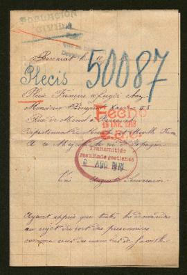 Expediente de madame François Plécis