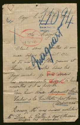 Expediente de la familia Maquart de Vallée