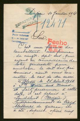 Expediente de Jean Henry Baillet