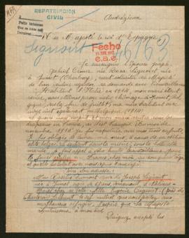 Expediente de Rosalie Dumont