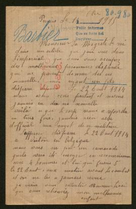 Expediente de Victoris Barbier