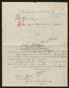 Expediente de Eugène Bédére