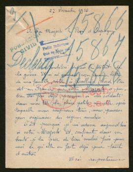 Expediente de la familia de Emile Declercq, la familia Declercq Deconinck, Marie Vanderbonne e hi...