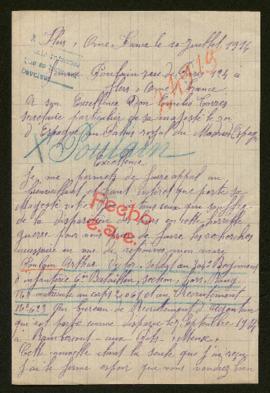 Expediente de Arthur Victor Poulain