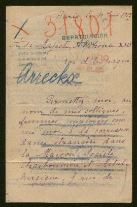 Expediente de Clémence Arreckx Lenglain