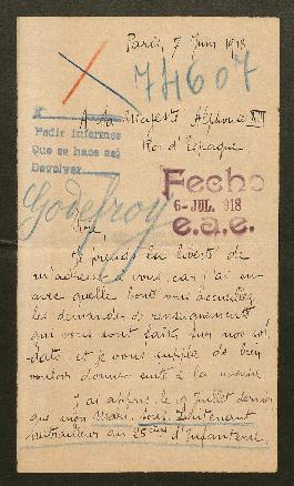 Expediente de Marcel Edgar Godefroy