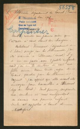 Expediente de Marie Louise Carpentier