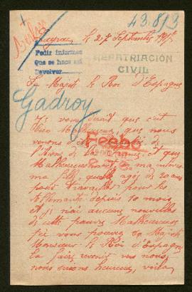 Expediente de Aline Gadroy