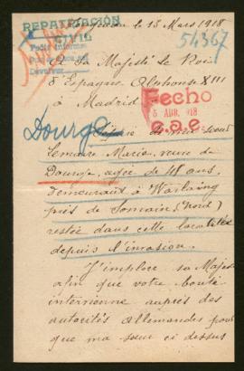 Expediente de Marie Dourge Lemaire