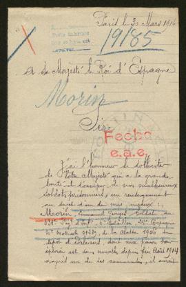 Expediente de Emmanuel Georges Morin