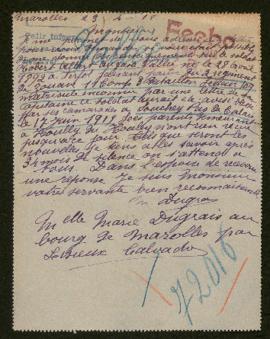 Expediente de Robert Albert Auguste Vallée