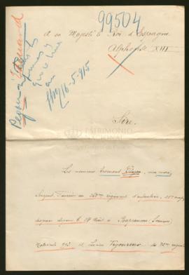 Expediente de Edouard Pégon y Lucien Vigouerux