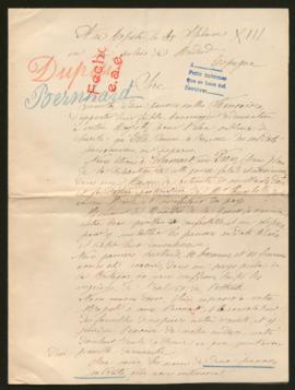 Expediente de Edouard Dupuis y Henri Lucien Bernhard