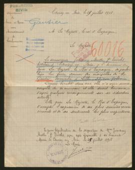 Expediente de monsieur Gautier