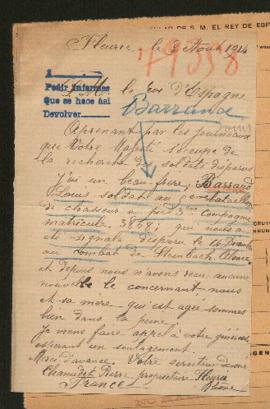 Expediente de Louis Barraud