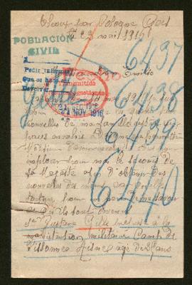 Expediente de las familias Gille-Pichon, Gille-Laffitte, Pichon y de Alfred Aubertin