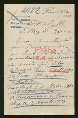 Expediente de Edouard Louis Desbrosses