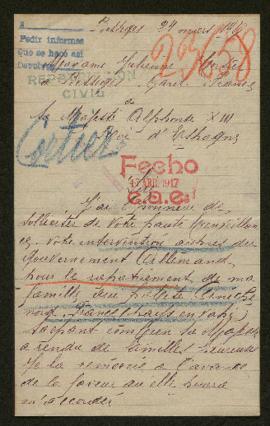 Expediente de la familia Cartier Farineau
