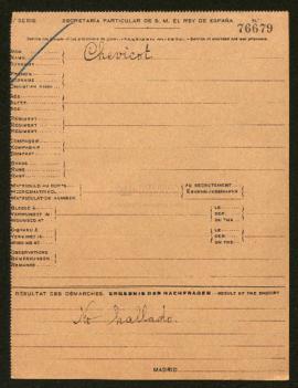 Expediente de Chevicot