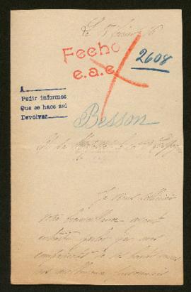 Expediente de Roger Louis Besson