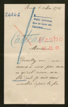 Expediente de Henri Louis Joseph Catteau